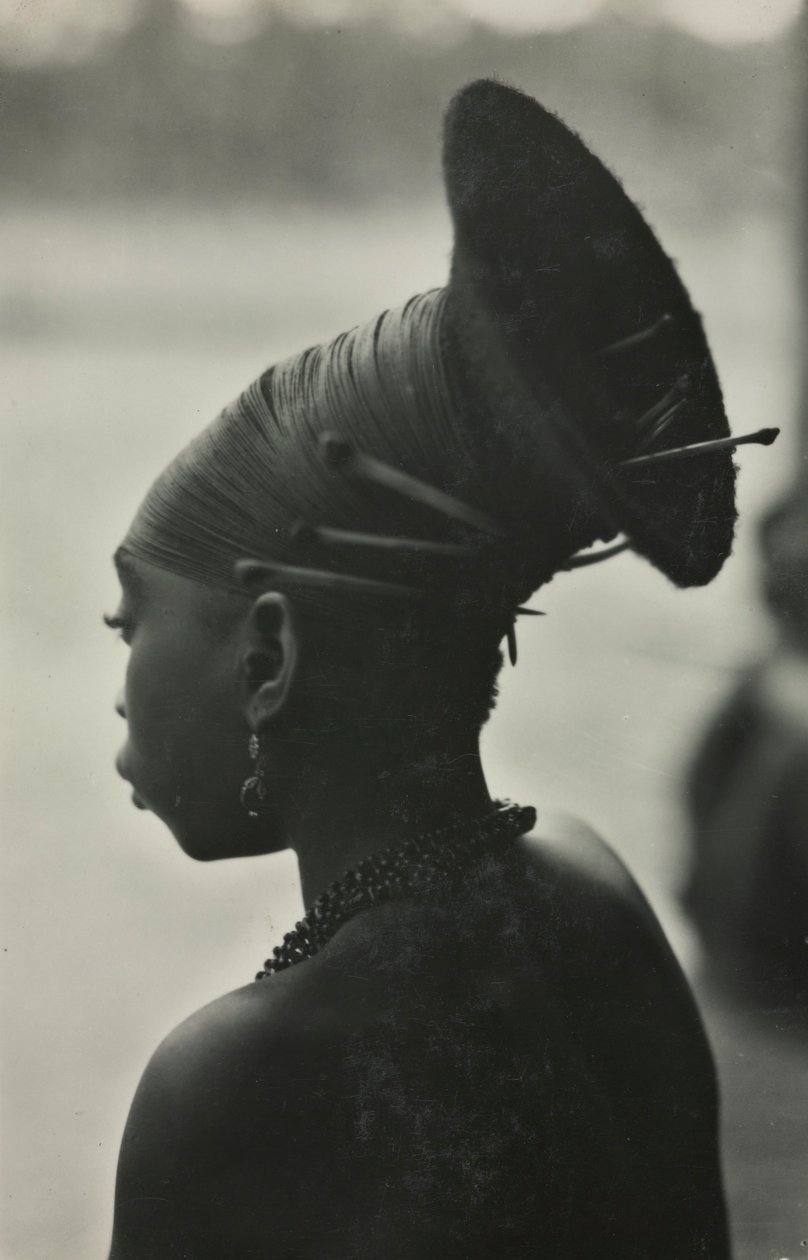 Mangbetu-Frisur, Foto Kazimierz Zagórski, 1928-1 od Kazimierz Zagórski