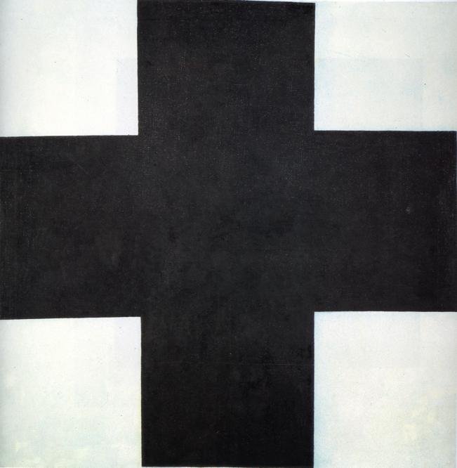 Černý kříž od Kazimir Severinovich Malevich