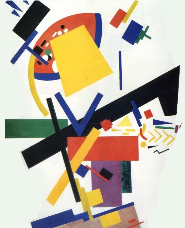 Lady - Barevné mše ve 4. a 2. dimenzi od Kazimir Severinovich Malevich