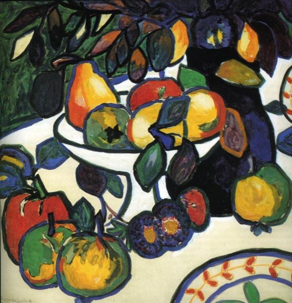 Přírodní morte ovoce od Kazimir Severinovich Malevich