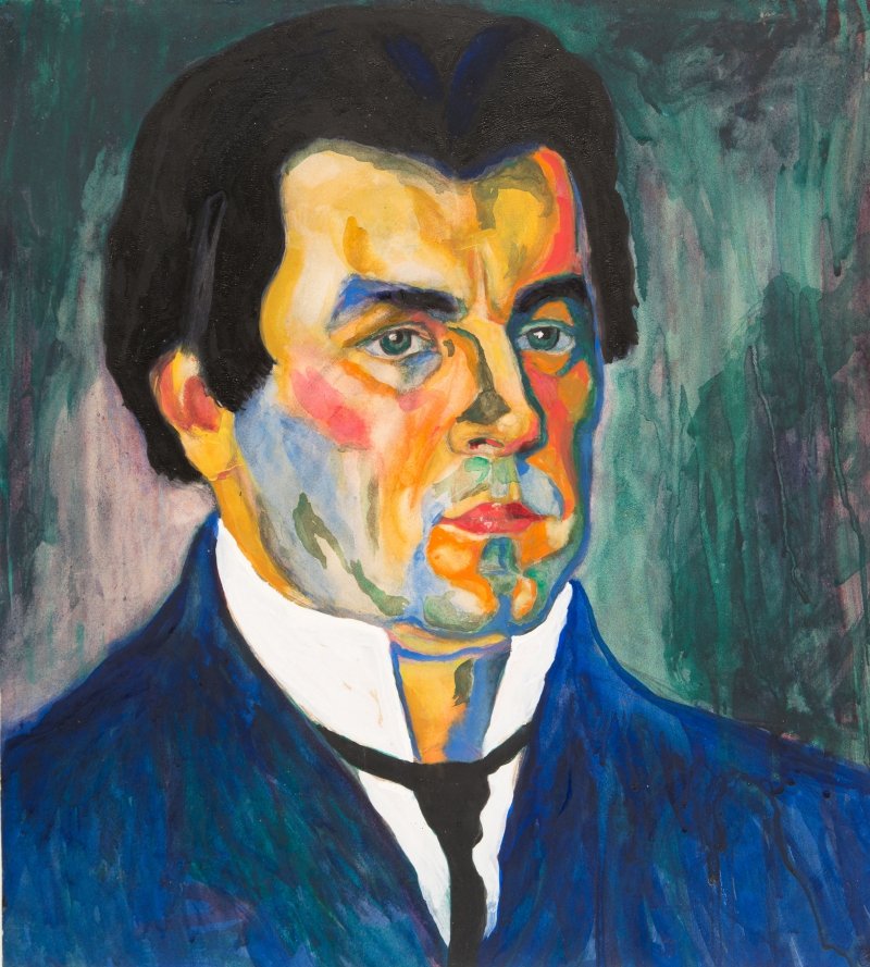 Autoportrét od Kazimir Severinovich Malevich