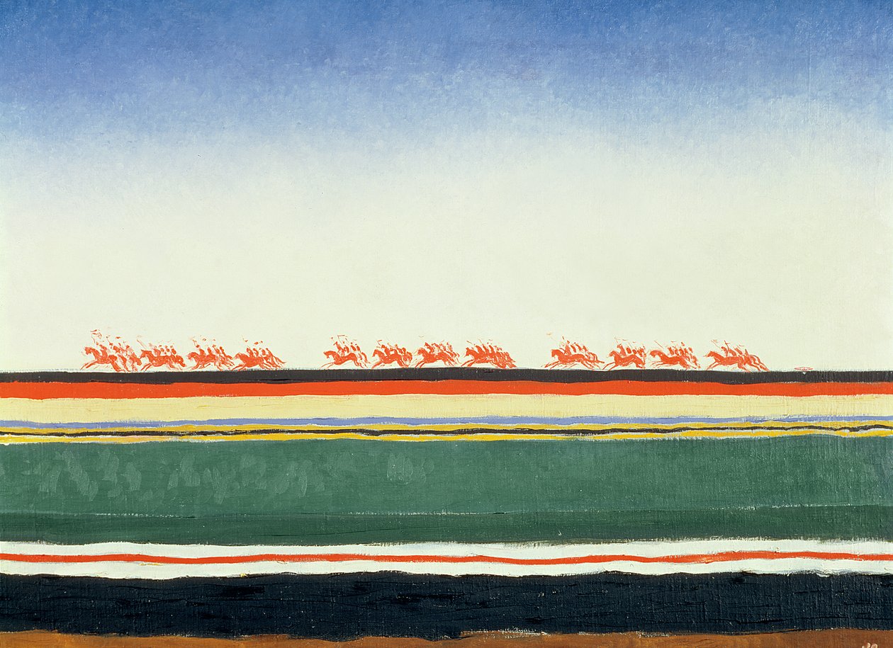 Rudá kavalérie, 1928-32 od Kazimir Severinovich Malevich