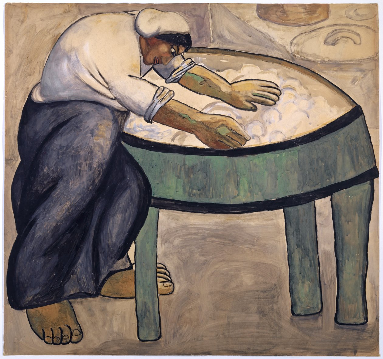 The Washerwoman, 1911 od Kazimir Severinovich Malevich