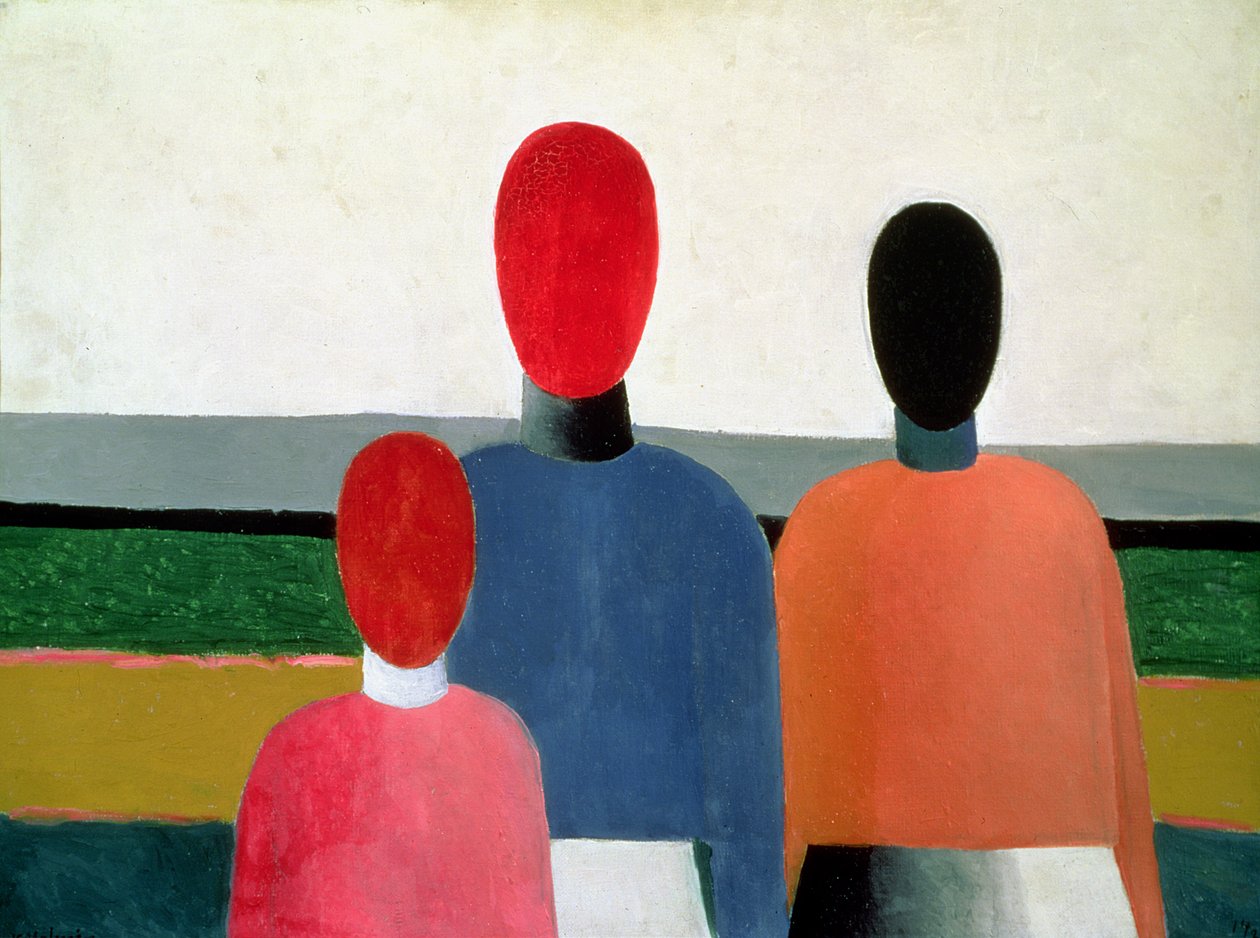 Tři ženské postavy, 1928-32 od Kazimir Severinovich Malevich