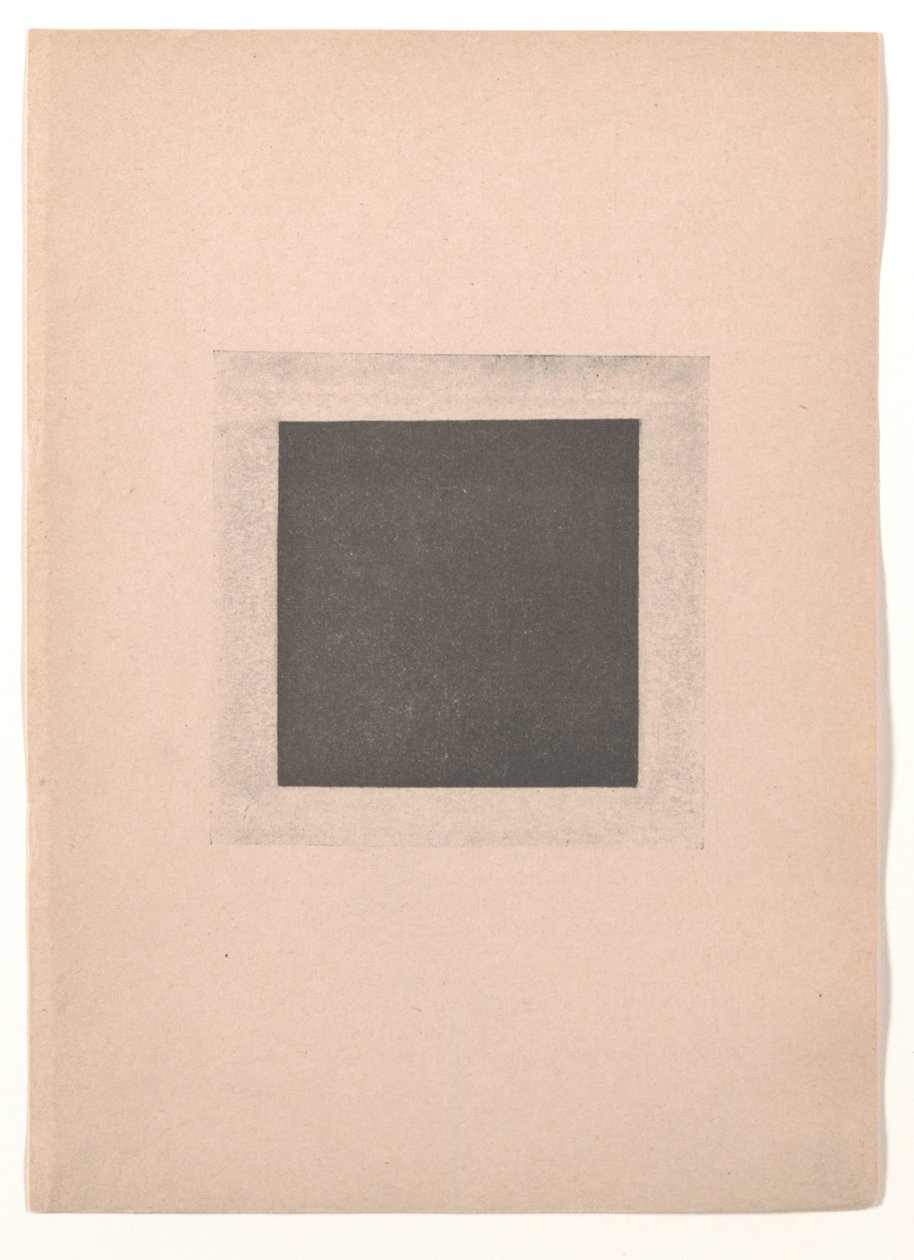 Černý čtverec za „Od kubismu a futurismu k suprematismu: Nový realismus v malířství“ od Kazimir Severinovich Malevich