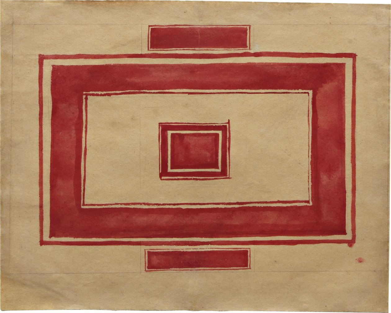 Plán stropu pro Rudé divadlo, Leningrad od Kazimir Severinovich Malevich