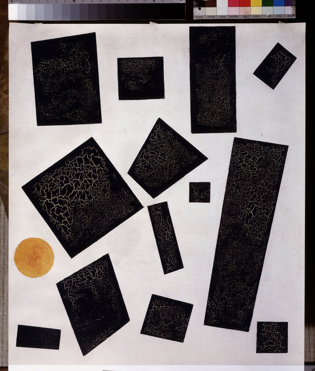 Složení suprematismu. 1915 (olej na plátně) od Kazimir Severinovich Malevich