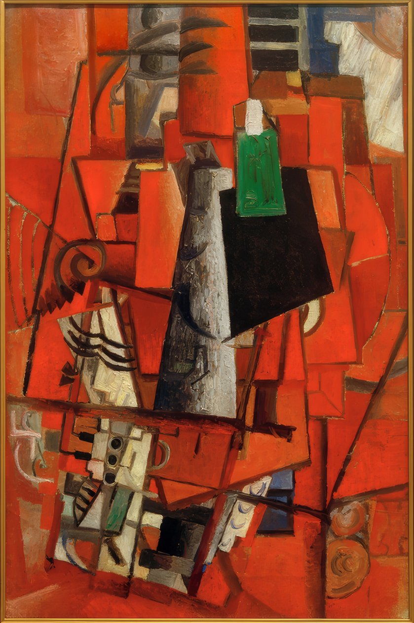 Dáma u klavíru od Kazimir Severinovich Malevich