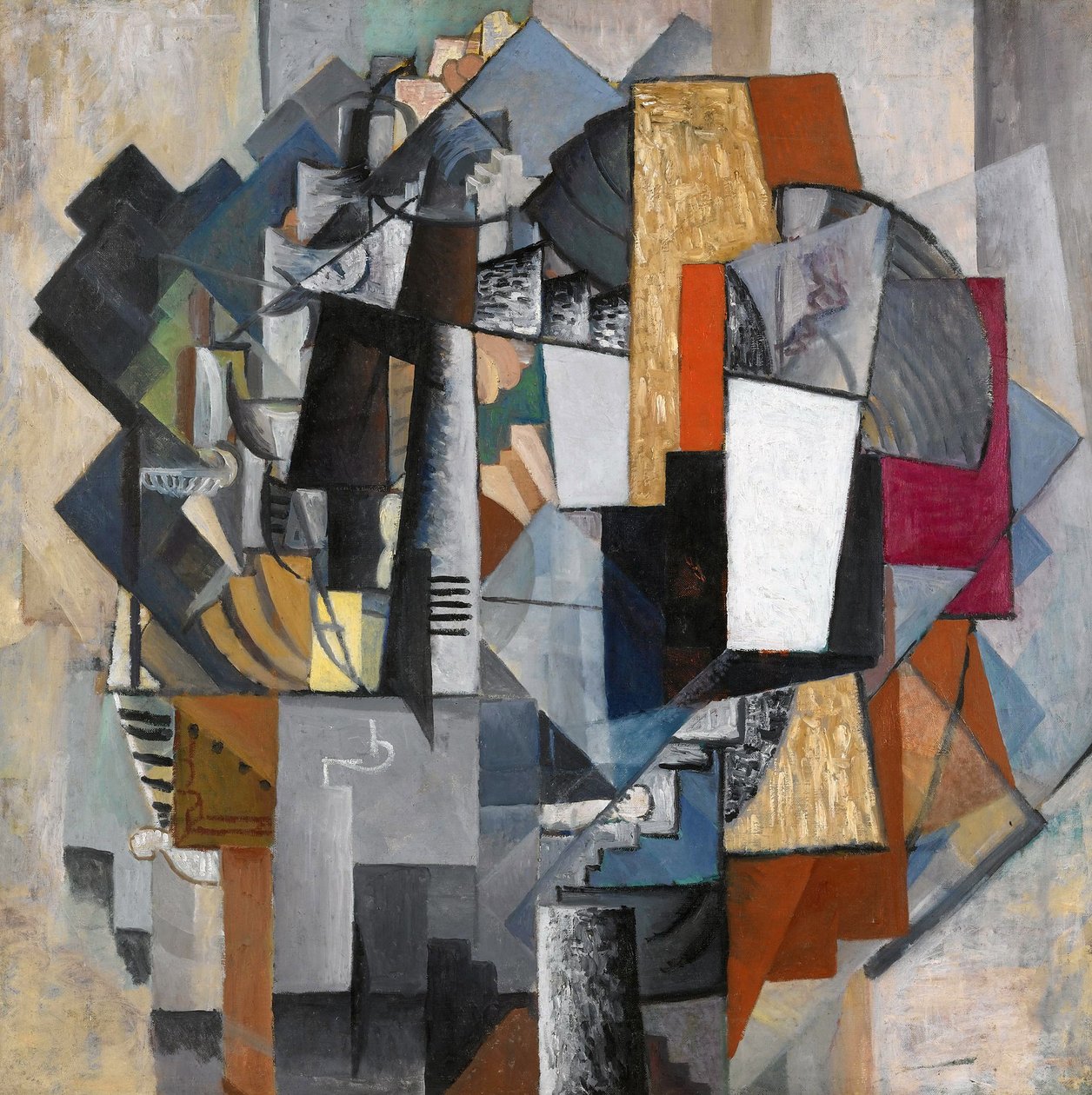 Stůl a pokoj od Kazimir Severinovich Malevich