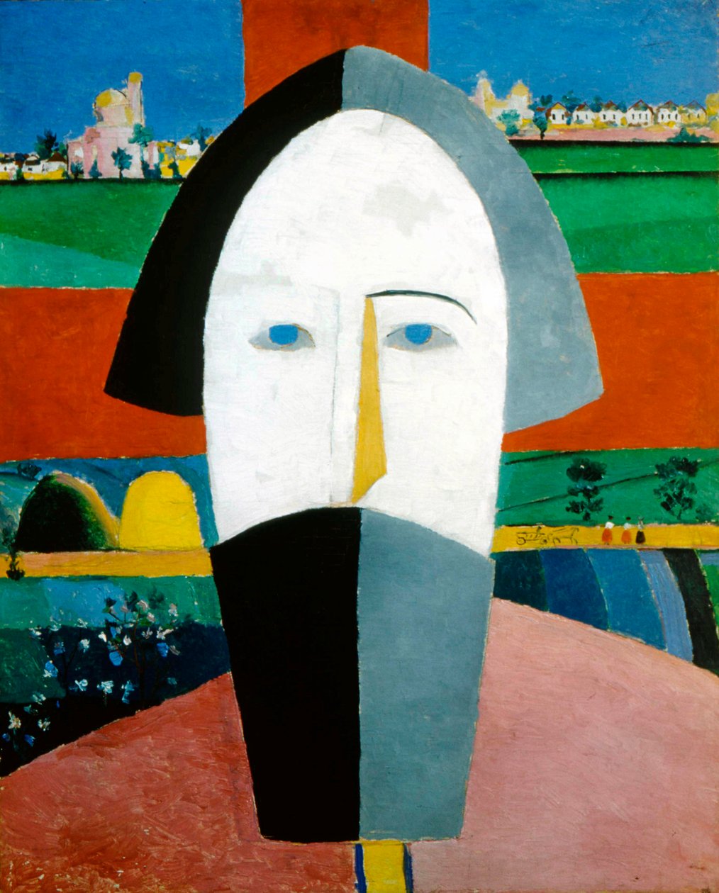 Hlava rolníka, 1928-1932. od Kazimir Severinovich Malevich