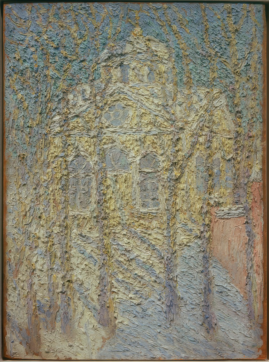 Kostel, kolem roku 1906 od Kazimir Severinovich Malevich