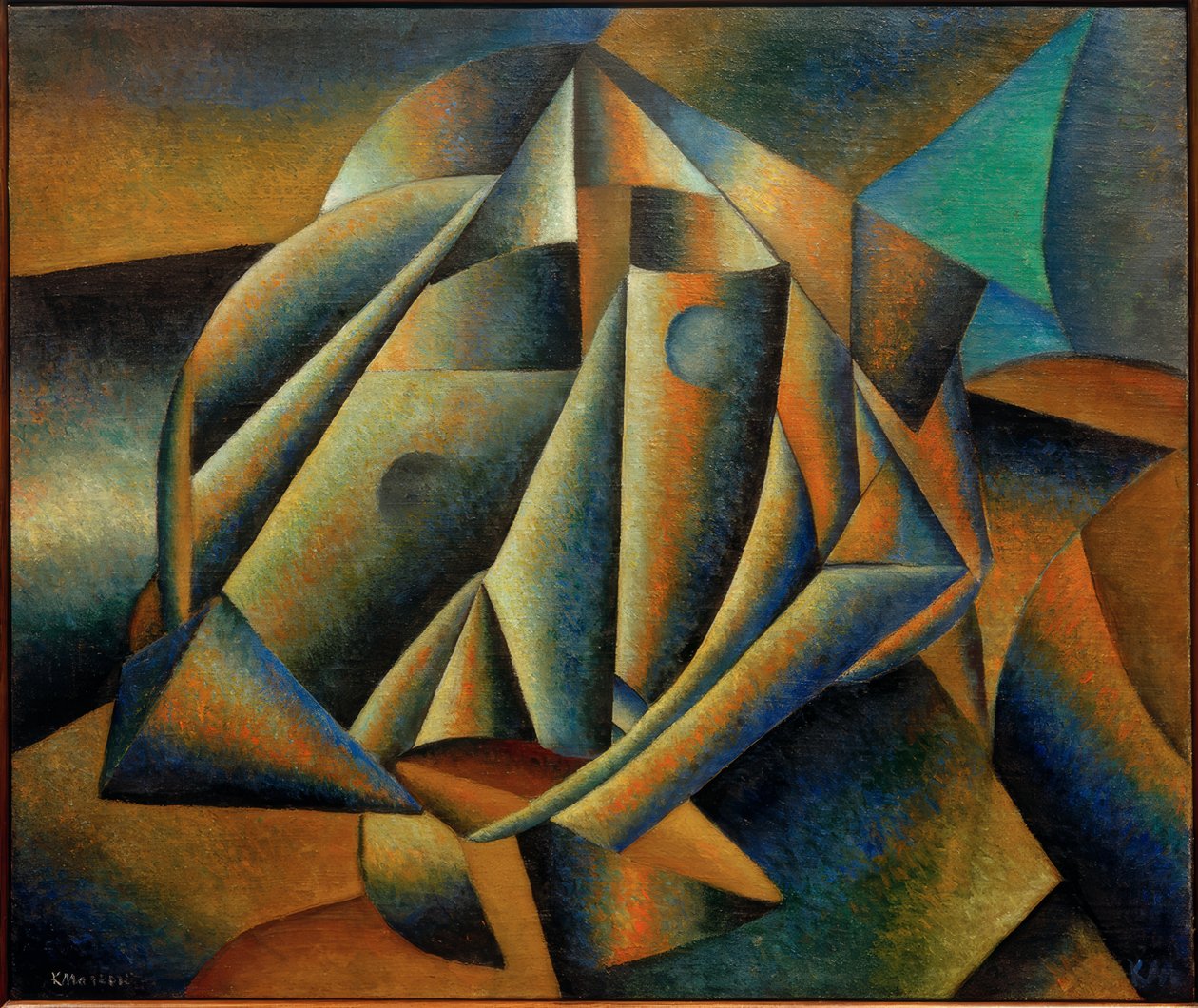 Hlava selské dívky od Kazimir Severinovich Malevich