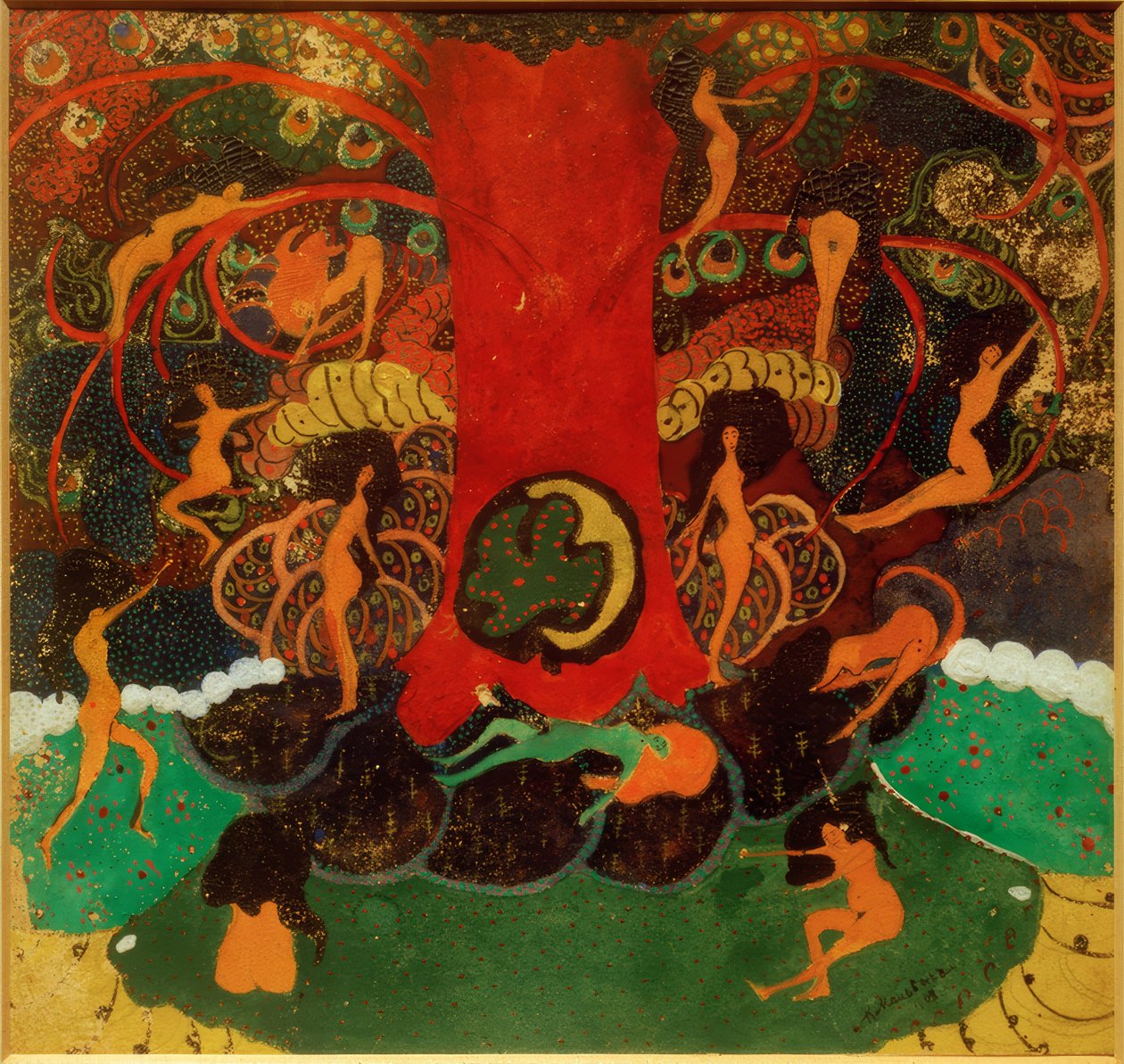 Strom života a dryády od Kazimir Severinovich Malevich