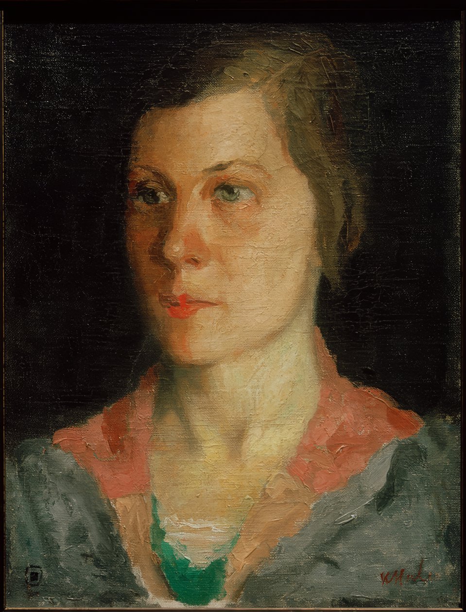 Portrét umělcovy manželky, 1933 od Kazimir Severinovich Malevich
