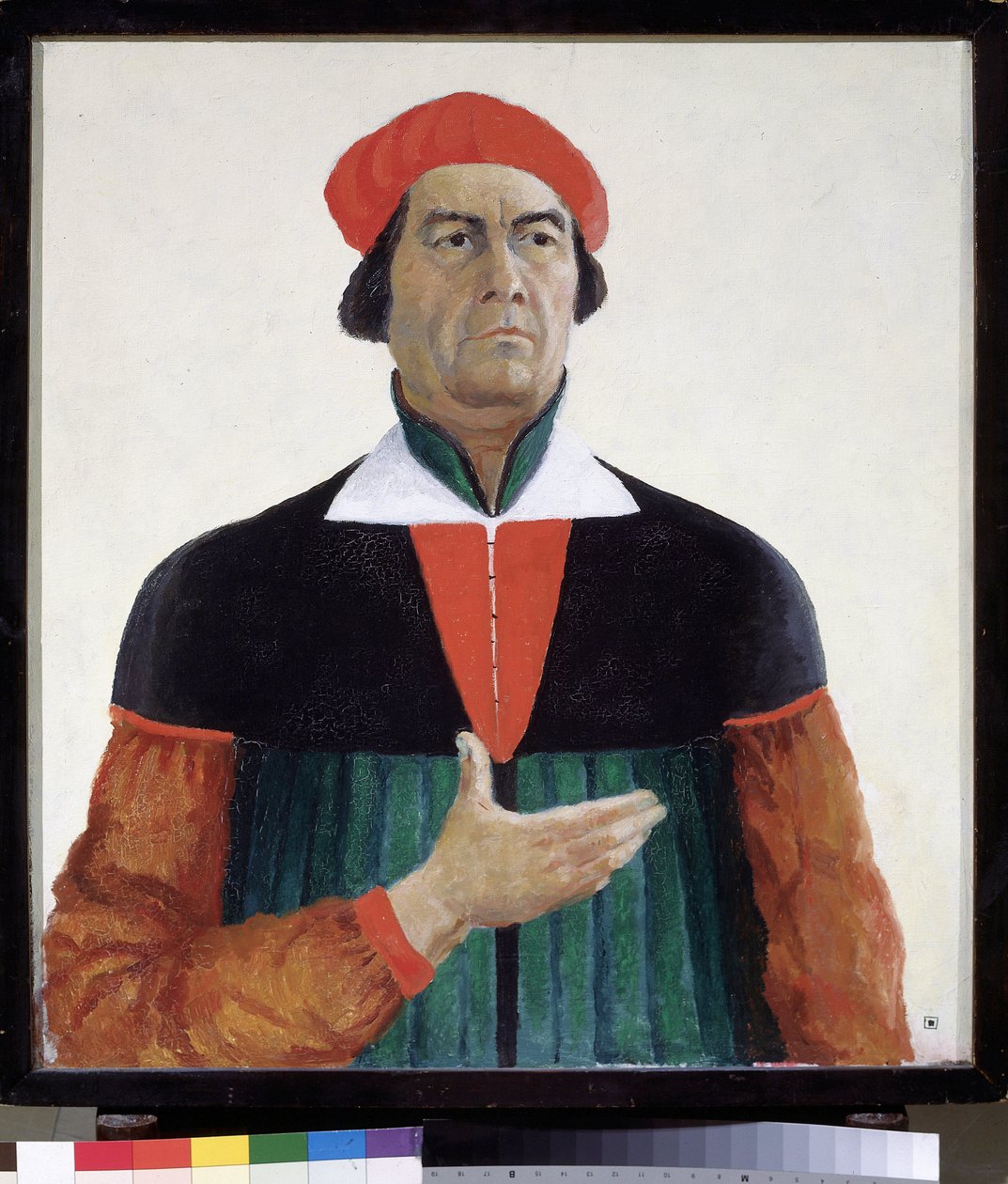 Autoportrét Státní ruské muzeum z roku 1933 - malba Kasimira Severinoviče Maleviče (Malevich, Malevic) (1878-1935), od Kazimir Severinovich Malevich