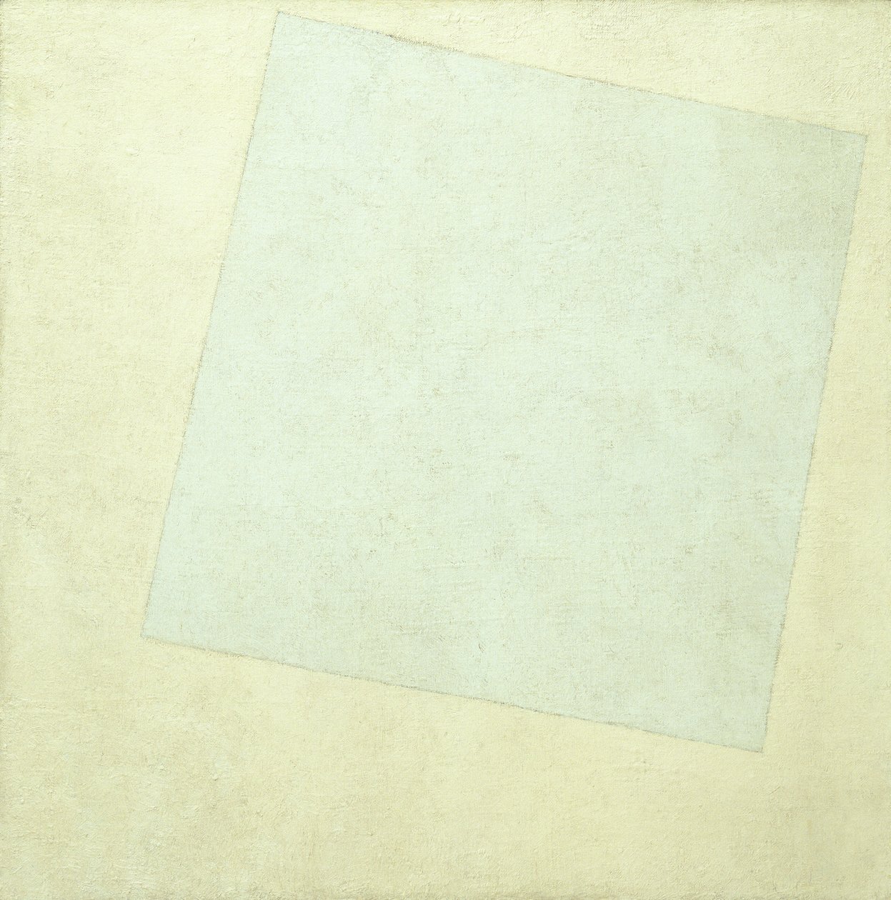 Suprematistické složení. Bílá na bílém, 1918 od Kazimir Severinovich Malevich
