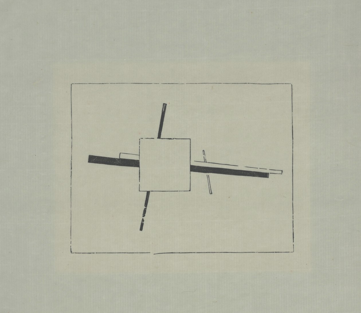 Suprematistický kříž od Kazimir Severinovich Malevich