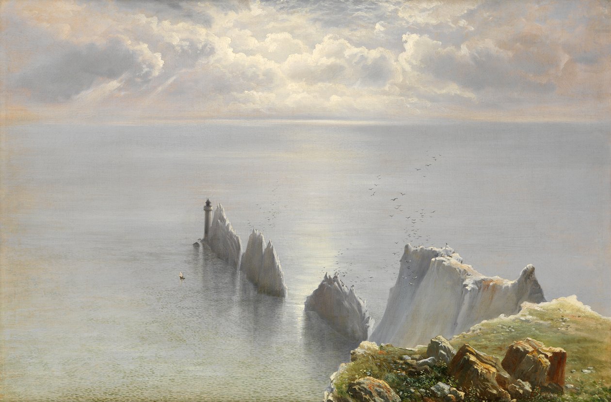 The Needles, Isle of Wight (olej na plátně) od Keeley Halswelle