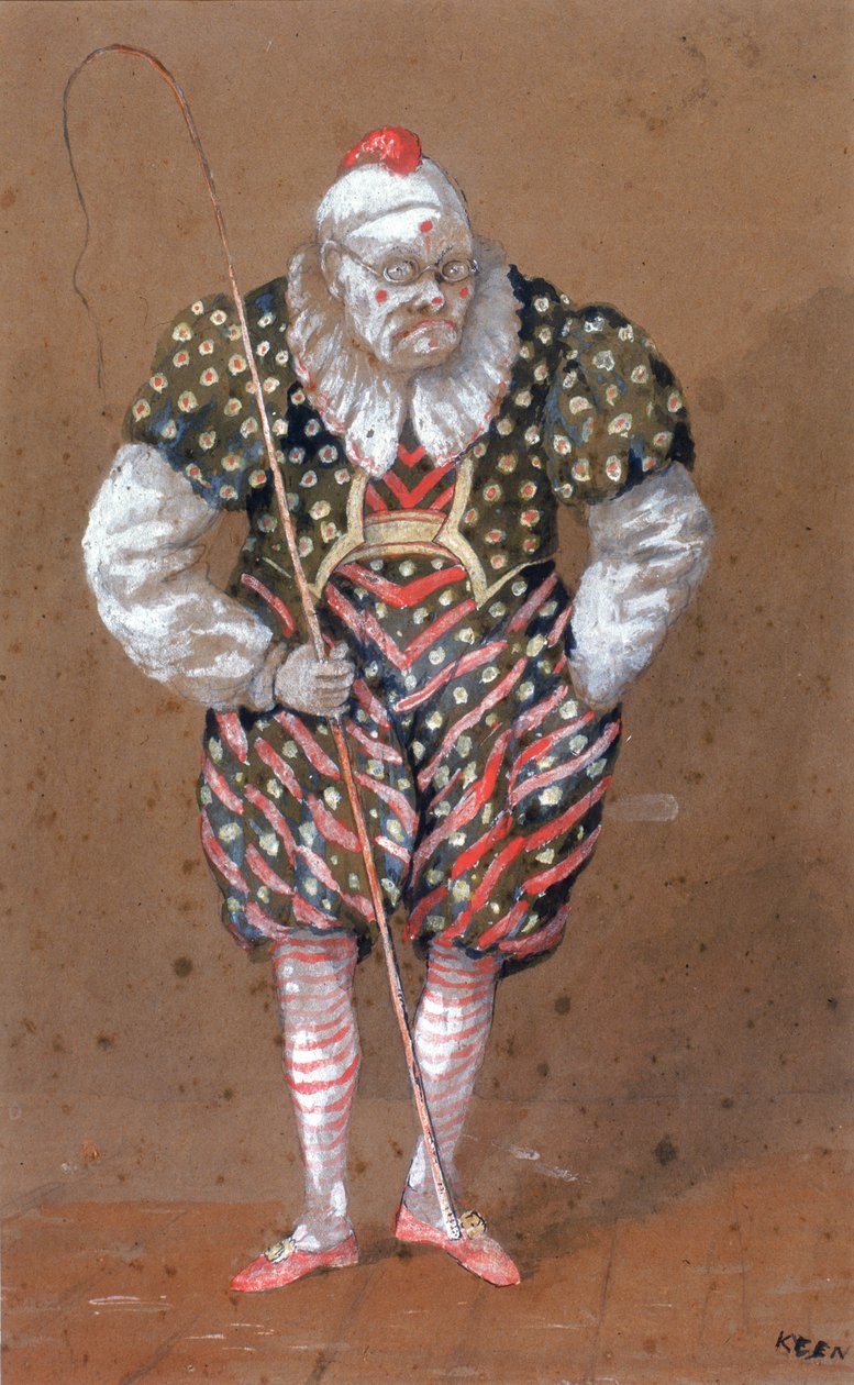 Billy Purvis (barva těla, inkoust, tužka a wc na papíře) od Keen