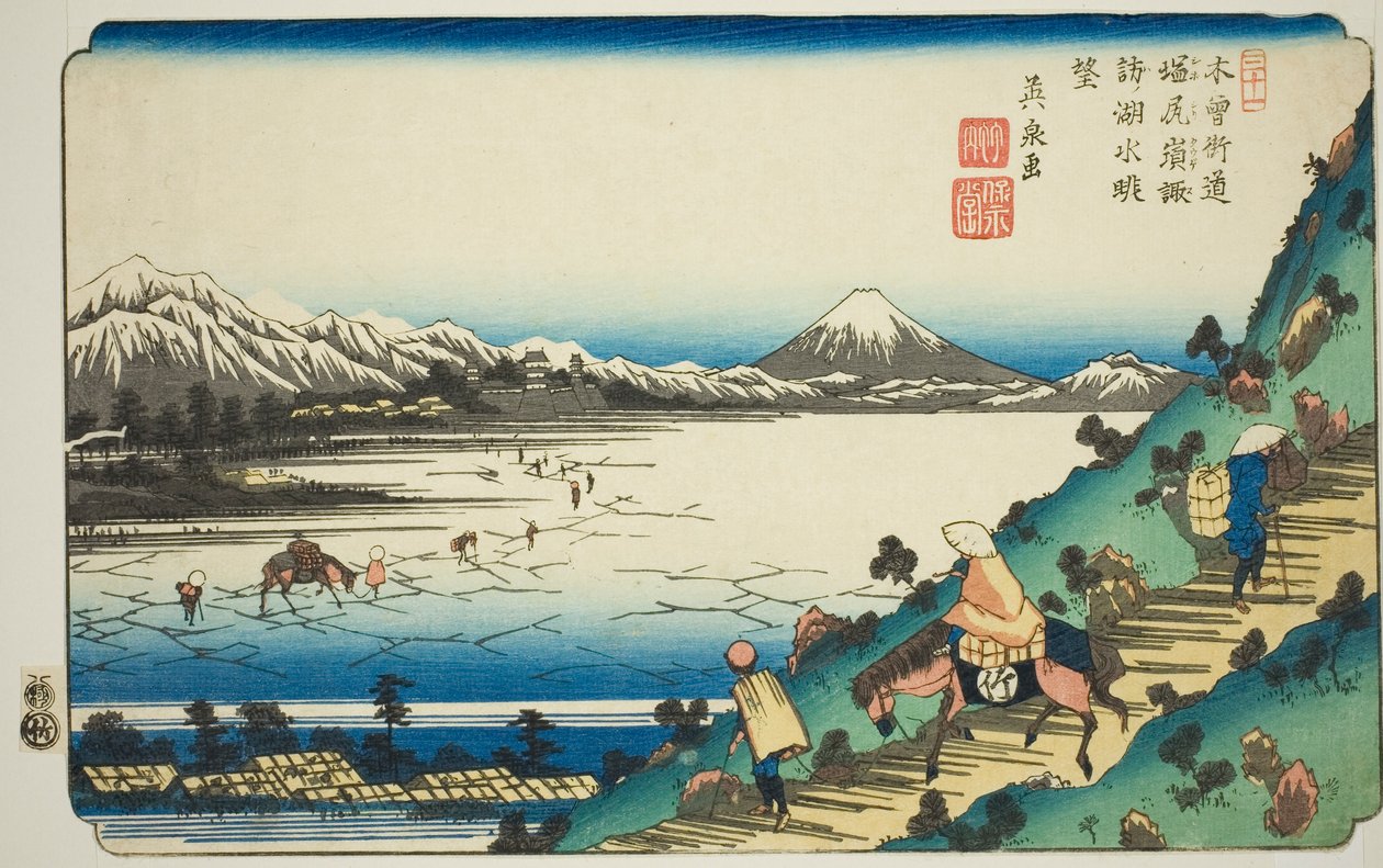 z. 31: Samozřejmě od Shiojiri pass Ons of Te "Kiso Kaido" od Keisai Eisen
