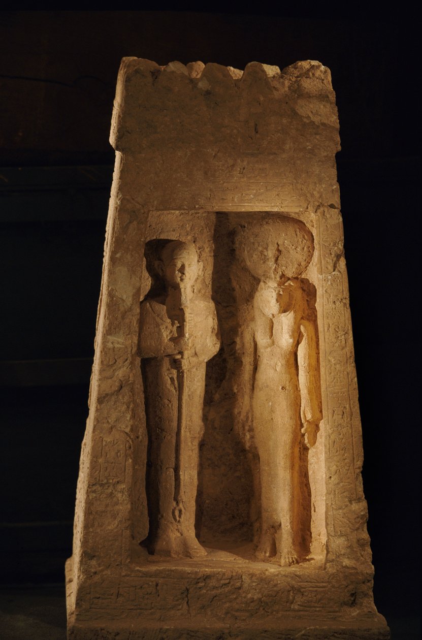 Volně stojící svatyně, naos, Ptaha a Sekhmet, Nová říše, 2002 (foto) od Kenneth Garrett