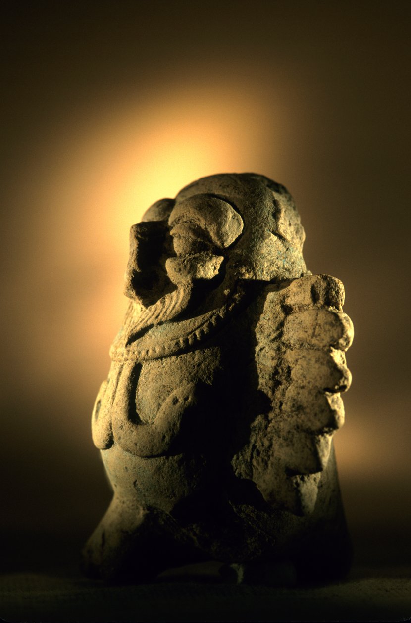 Artefakt, Cancuen, Guatemala, Arthur Demarest, Tomas Barrientos, Mayové, palác, Klasi..., 2004 (foto) od Kenneth Garrett