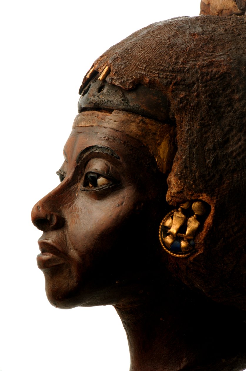 Berlínské muzeum, Núbijští faraoni, postava Tiye, manželka Amenhotepa III. od Kenneth Garrett