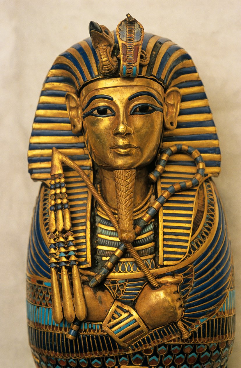 Rakev na vnitřnosti, Tutanchamon; výstava; katalog; Nová říše; Egypt;, 2009 (foto) od Kenneth Garrett