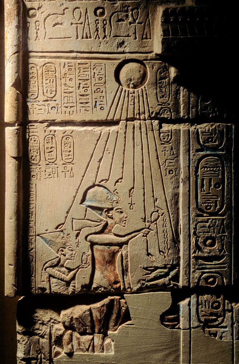 Egypt; Amarna; mm6741; Archeologie; artefakt; 18. dynastie; Achnaton; Amenhotep IV;..., 2001 (foto) od Kenneth Garrett