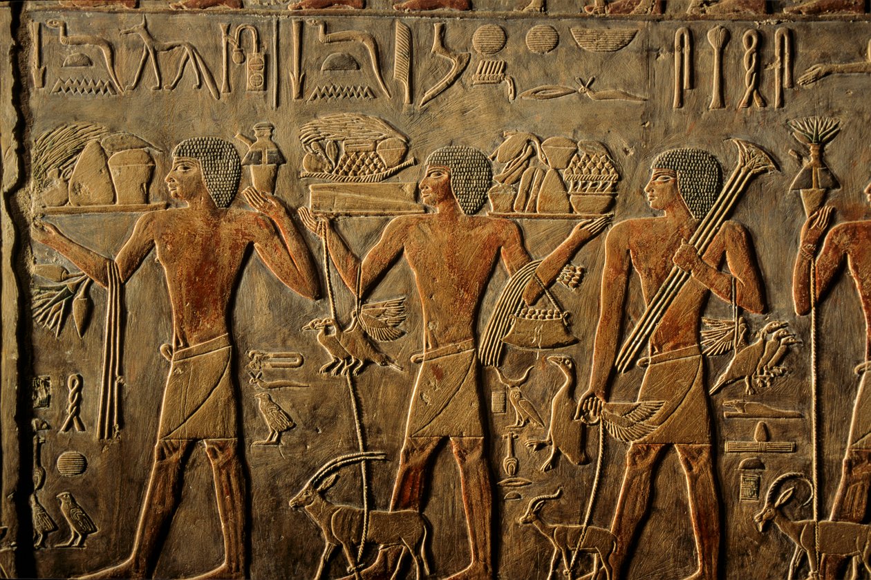 Egypt; Stará říše; Sakkára; Sakkara; Hrobka Ptaha Hotepa; Věčnost od Kenneth Garrett