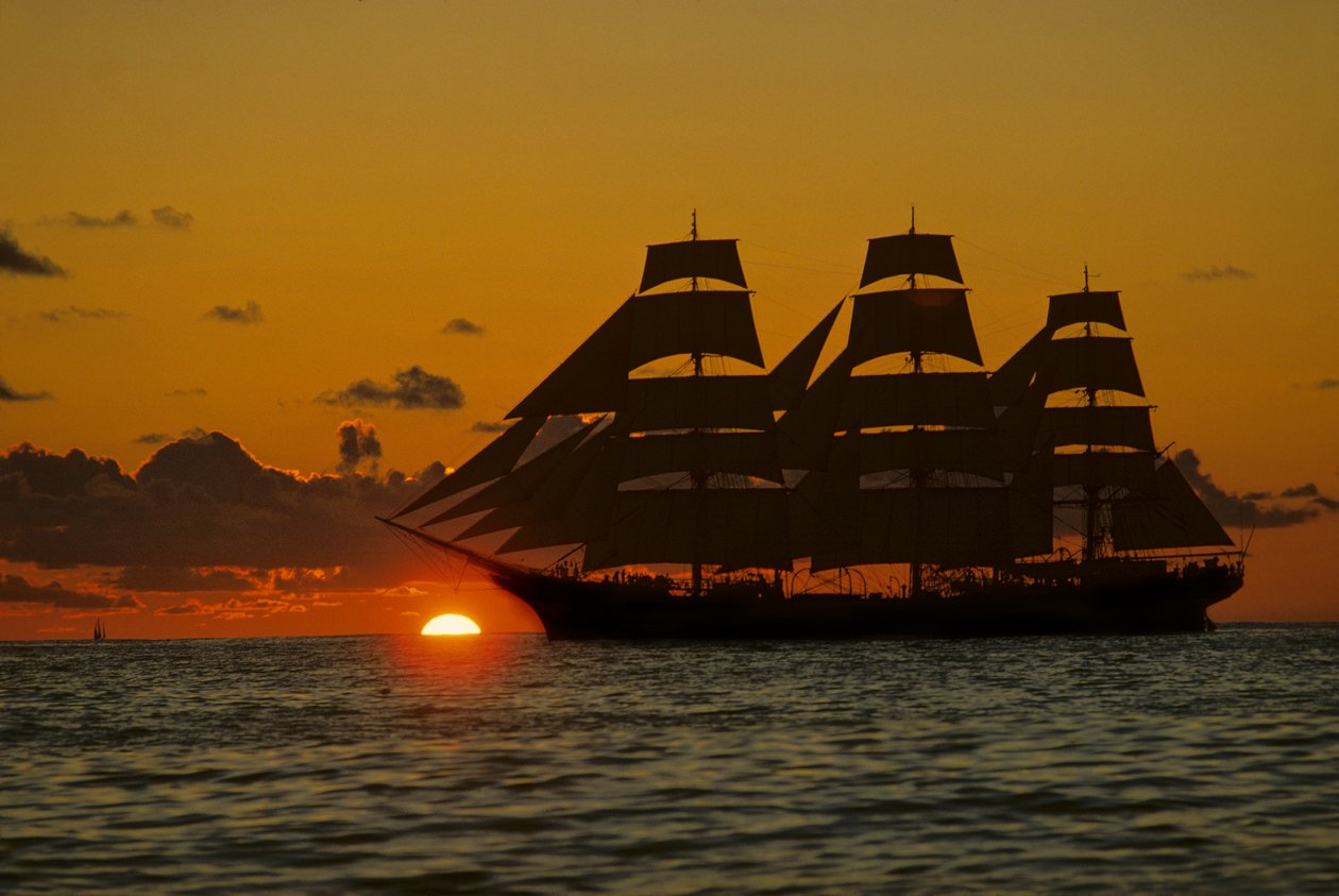 Square Rigger; Dar Pormorza,Sail závod, Provoz Sail Tall Ships; Sail Training Assoc... od Kenneth Garrett