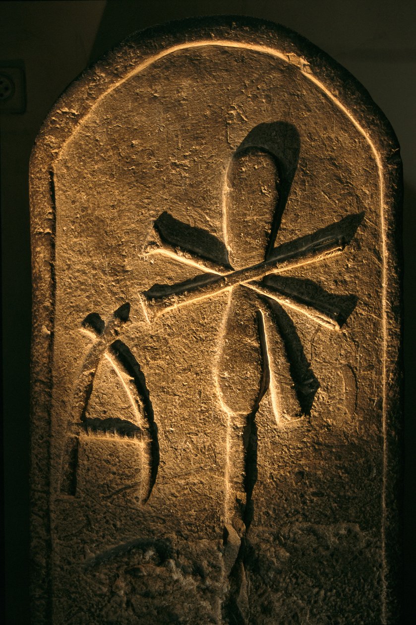 Stéla královny 1. dynastie, Abydos, Egypt; Egyptské muzeum, Káhira, 2005 (foto) od Kenneth Garrett