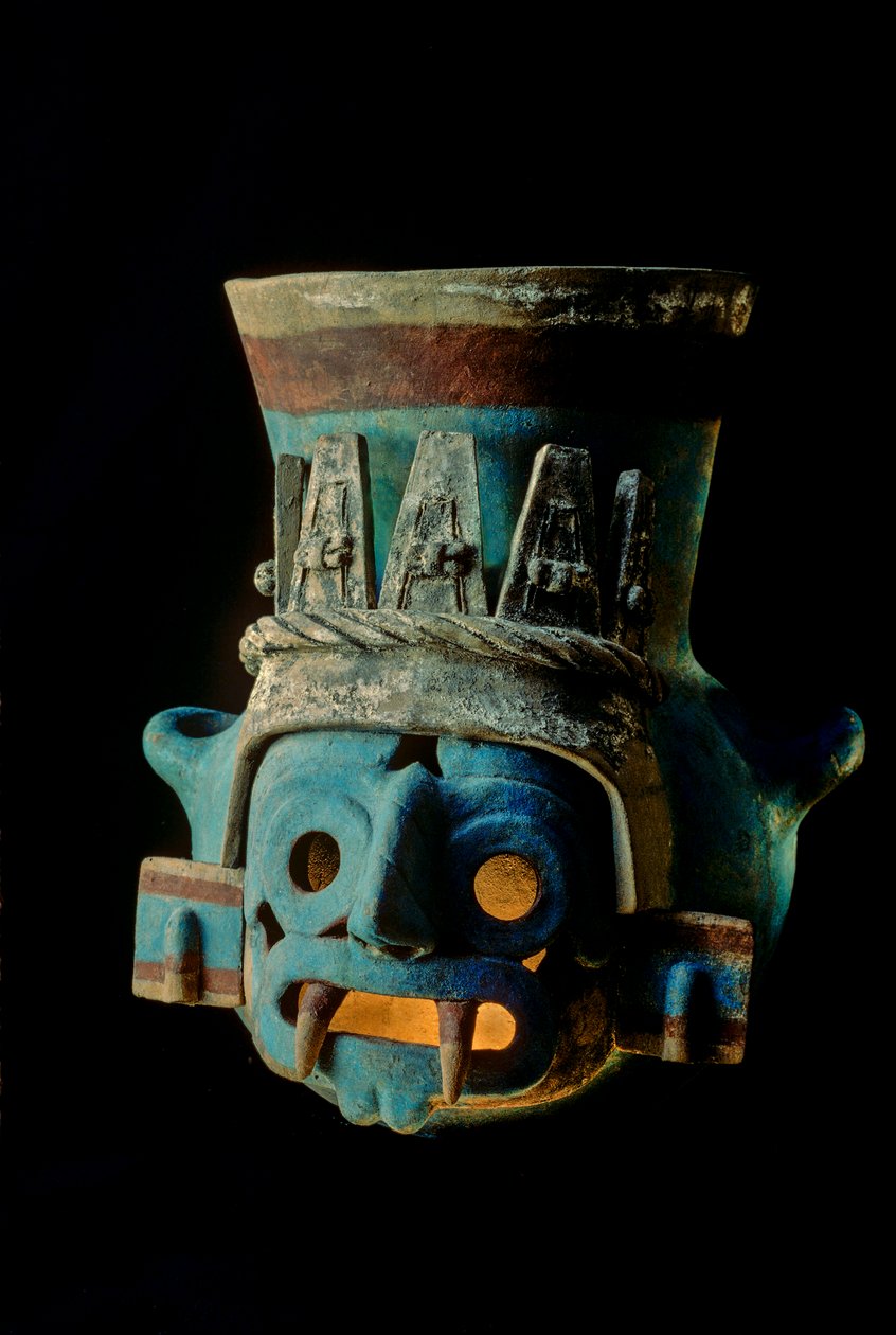 Tenochtitlan, Templo Mayor, Aztékové, Mexiko, Mexico City, Velký chrám Aztéků, T..., 2010 (foto) od Kenneth Garrett