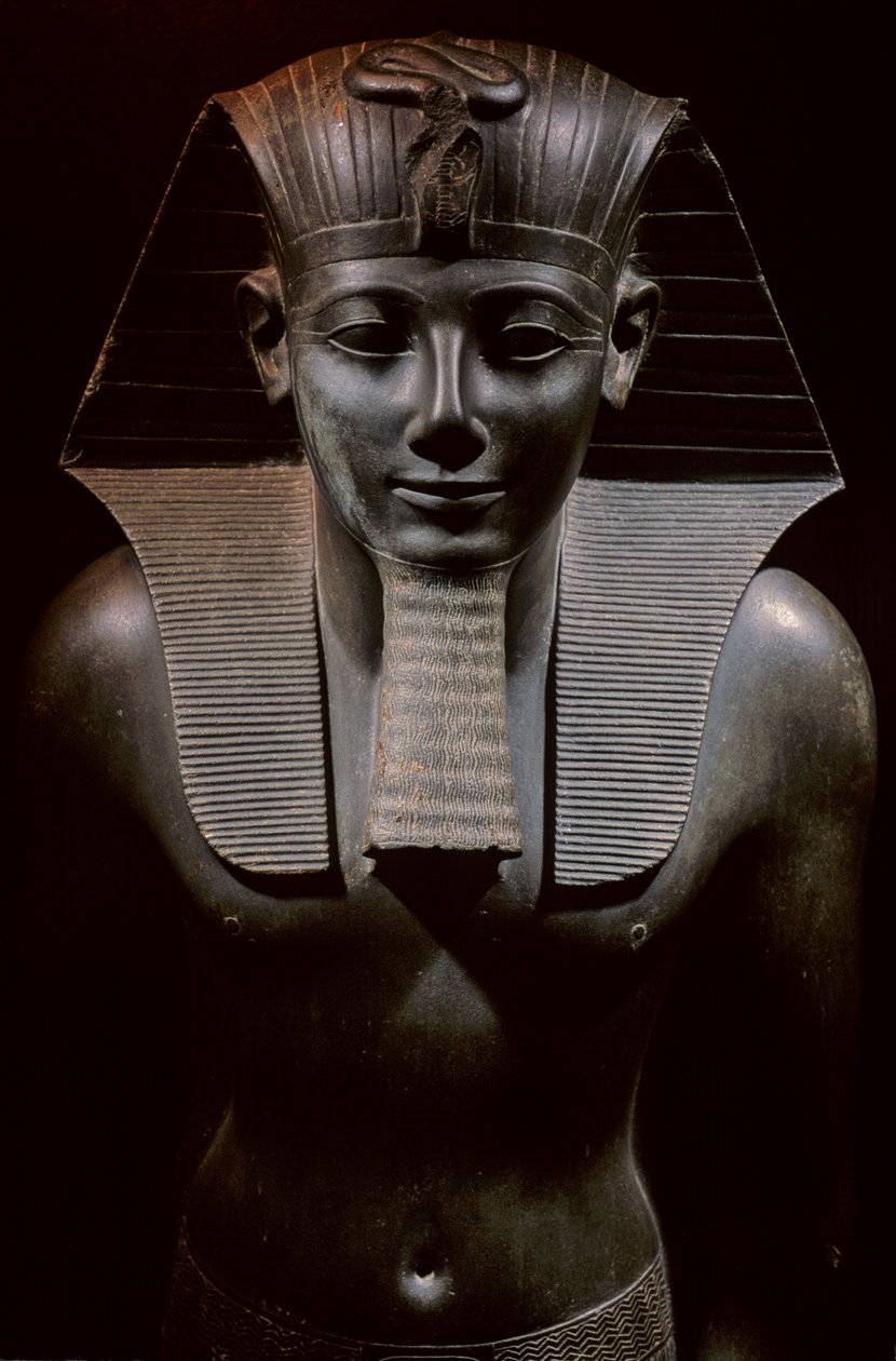 Thutmosis III, Thutmose III, Tuthmose III, socha, Luxorské muzeum, Egypt, Nová říše od Kenneth Garrett