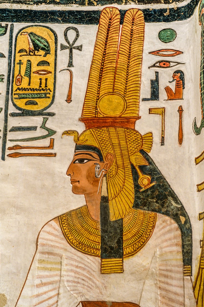 Hrobka královny Nefertari; Egypt, Údolí královen, Nová říše, Egypt, manželka Ráma... od Kenneth Garrett