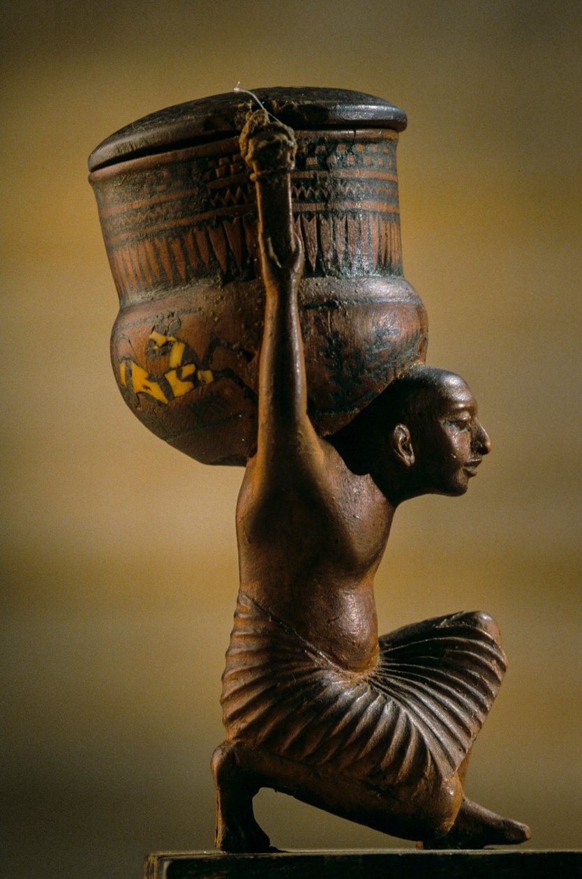 Nádoba Unguent; hrobka Haity; vláda Amenhotepa IV; Achnaton; Amarna,, 2009 (foto) od Kenneth Garrett