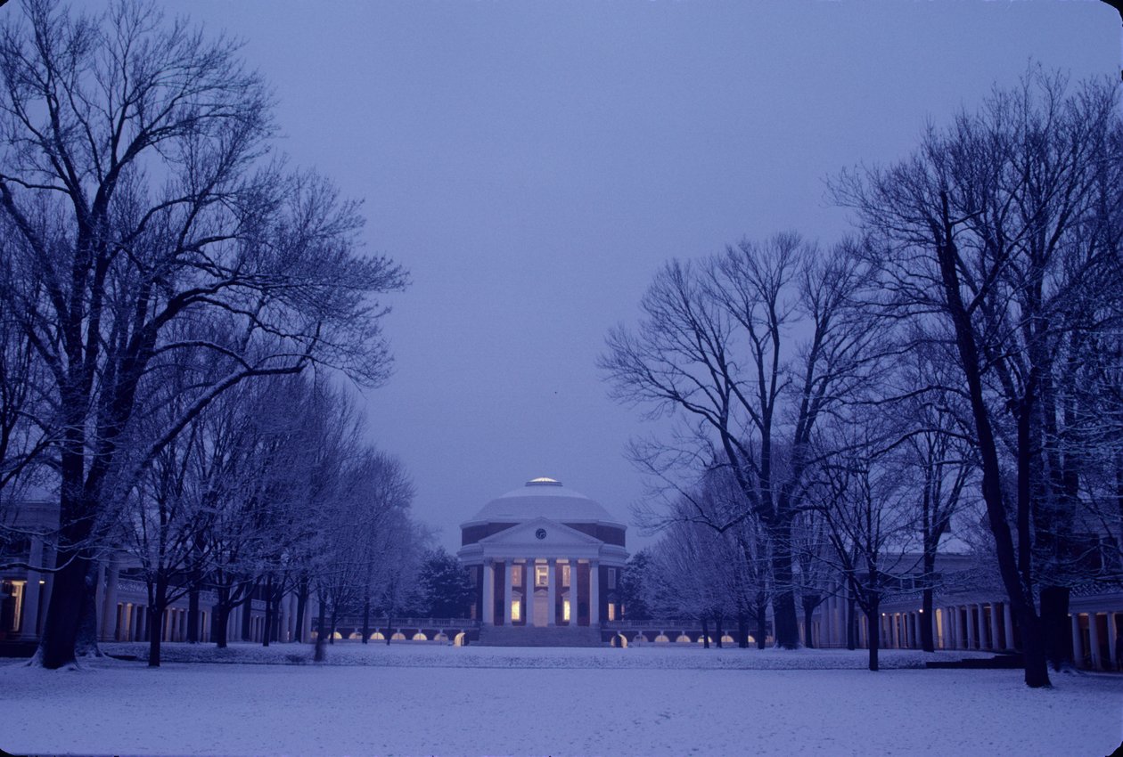 University of Virginia, Charlottesville, VA; založil a navrhl Thomas Jefferson, 2004 (foto) od Kenneth Garrett