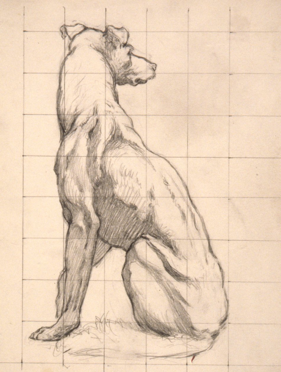 (Rotunda Kapitolu státu Iowa) (Lov, studie pro panel) od Kenyon Cox