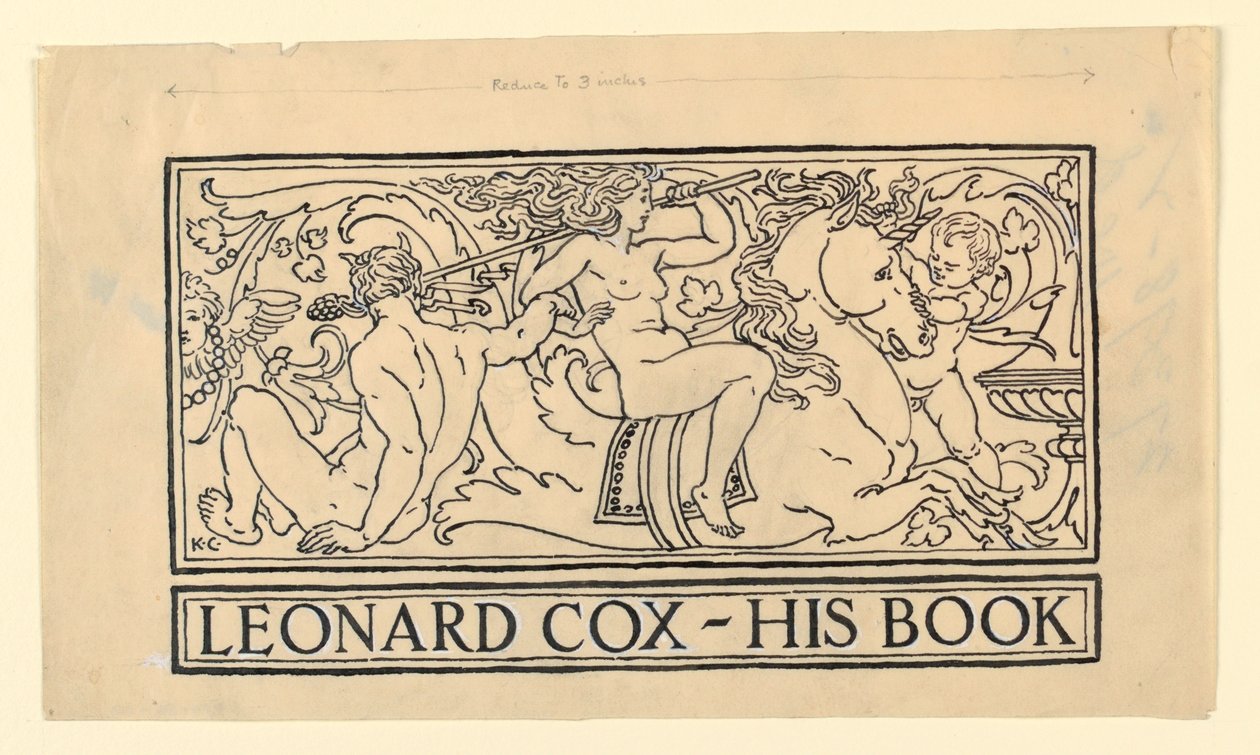 Knihovna pro Leonarda Coxe od Kenyon Cox