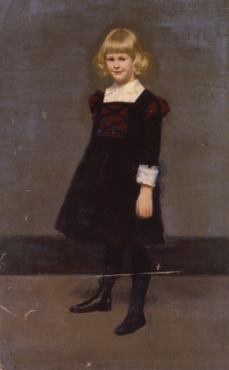 Bez názvu, Portrét mladé dívky, ca. 1900. od Kenyon Cox