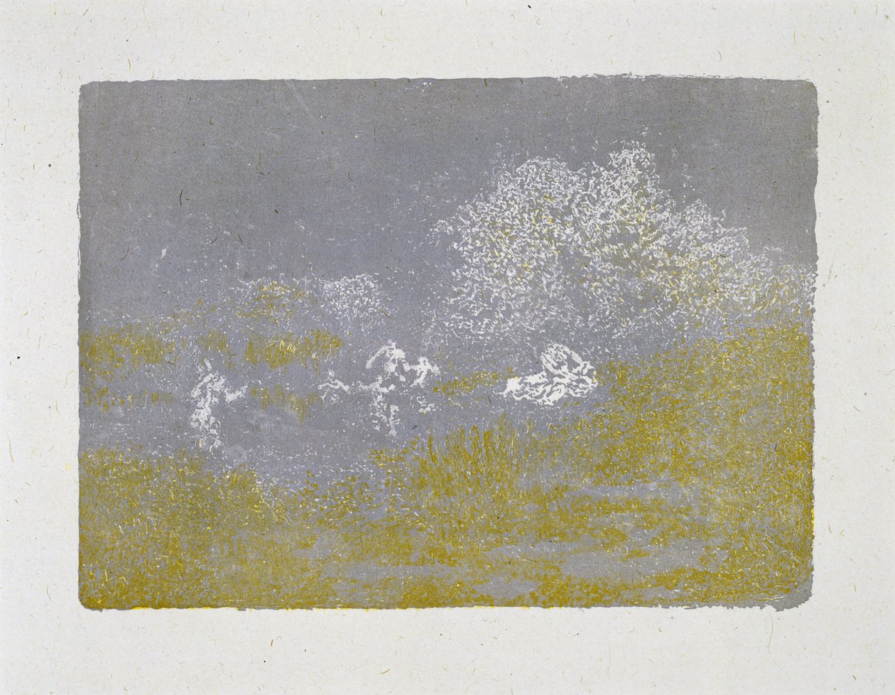 Femme dans le compagne (Ženy na venkově), 1900 (barevná litografie) od Ker Xavier Roussel