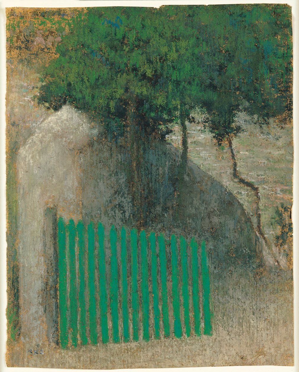 Brána, kolem roku 1892 (pastel na papíře) od Ker Xavier Roussel