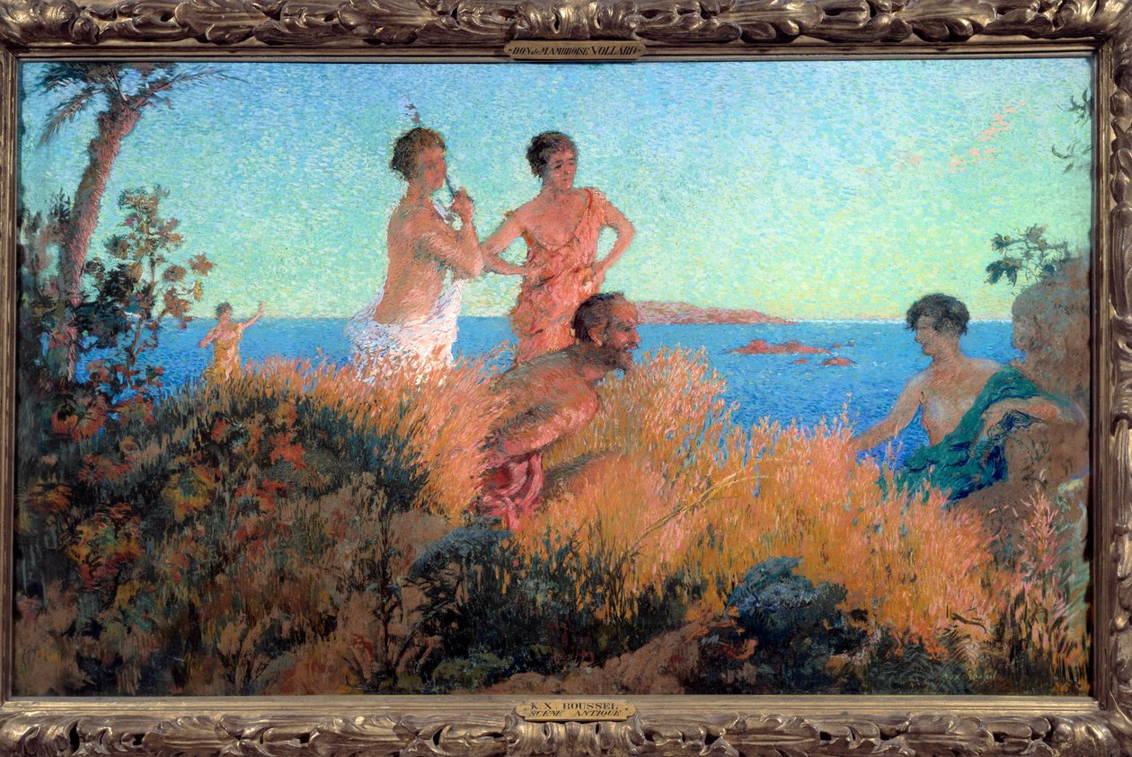 Malba starověkých scén od Xaviera Roussela Kera (1867-1944) od Ker Xavier Roussel