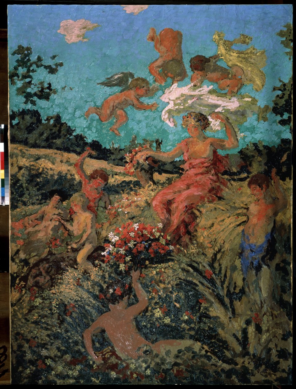 ""Fete champetre, ete"" (Country festival, léto) Malba Ker-Xaviera (Ker Xavier) Roussel (1867-1944) 1911-1913 Nabis Moskva, Puškinovo muzeum od Ker Xavier Roussel