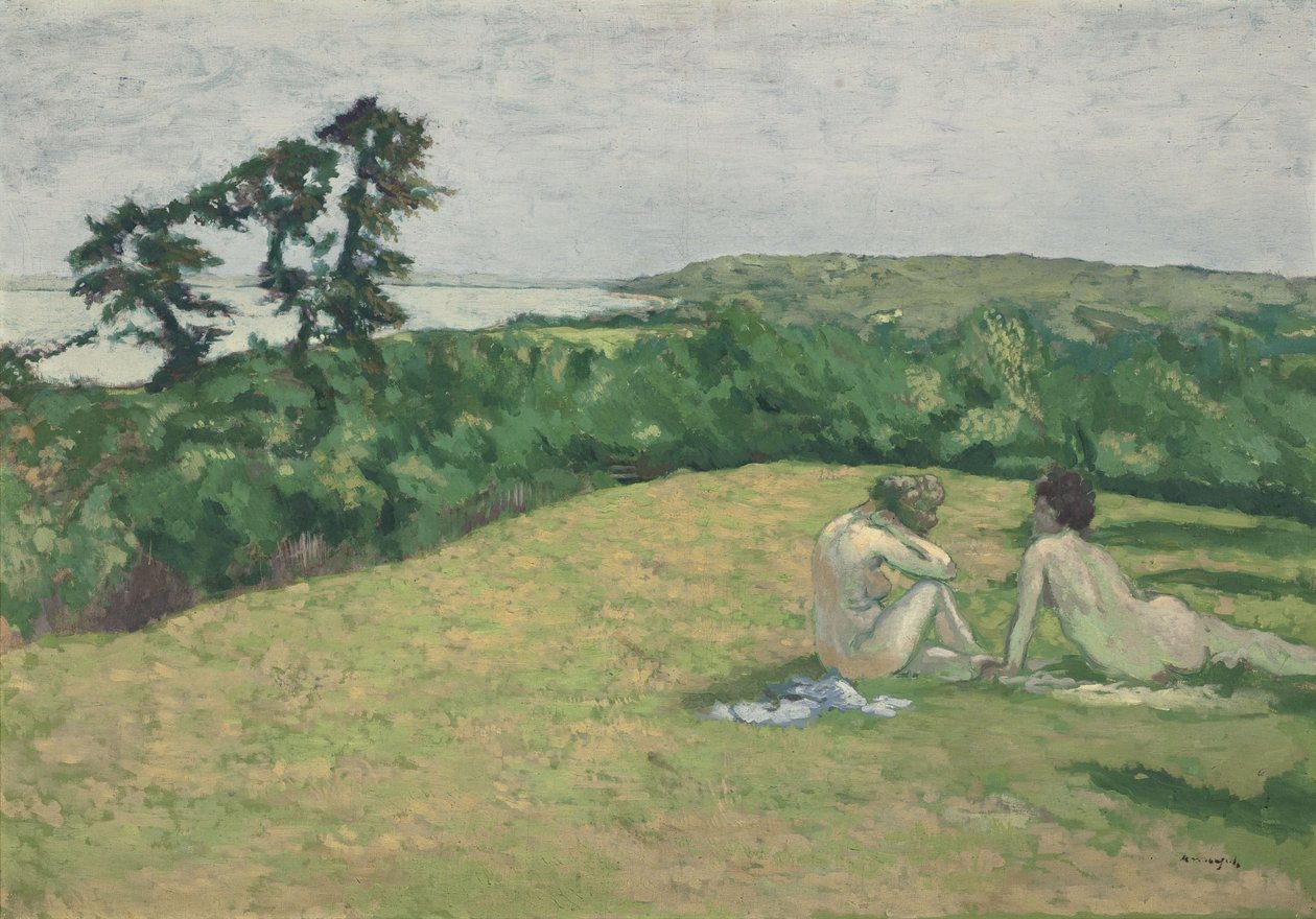Před mořem (Varengeville), před rokem 1910 (olej na plátně) od Ker Xavier Roussel