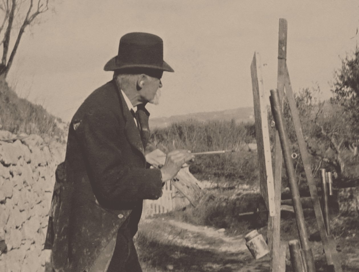 Obraz Paula Cézanna v Les Lauves, 1906. od Ker Xavier Roussel