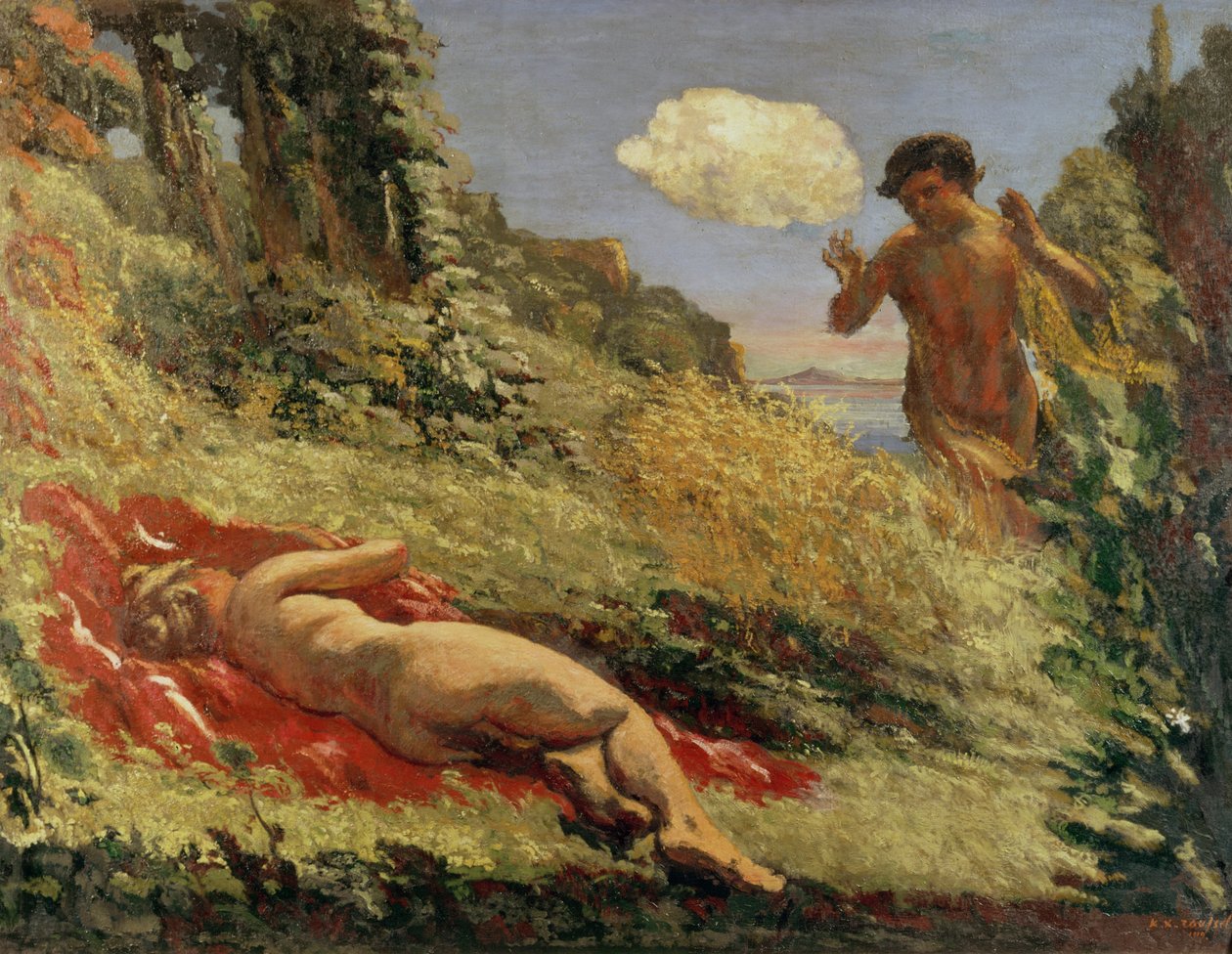 Odpoledne fauna, 1919 od Ker Xavier Roussel