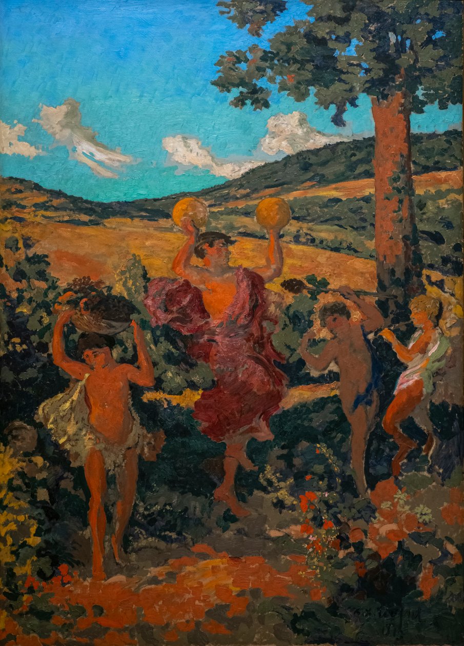 diptych Triumph of Ceres (Pastorační festival). od Ker Xavier Roussel