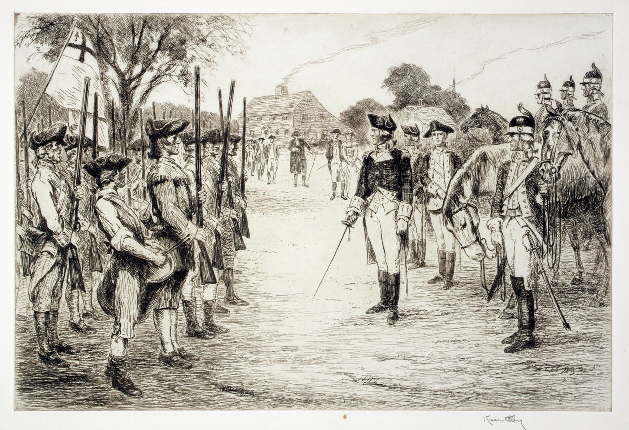 George Washington a jeho vojáci od Kerr Eby