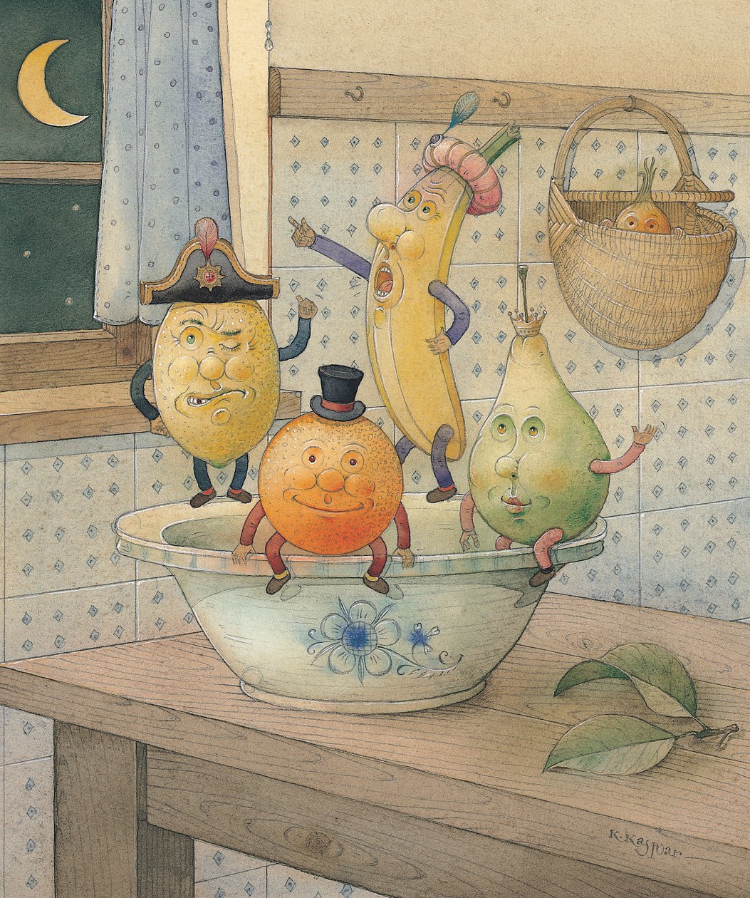 Fruits, 2003 (wc na papíře) od Kestutis Kasparavicius
